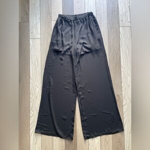 Everly Classic Black Wide-Leg Pants